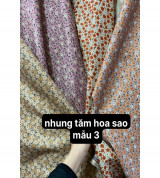 vải nhung tăm tồn kho 2022 mẫu hoa sao số 3