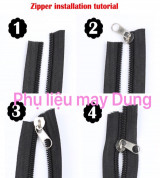 Thanh lý Dây kéo mét răng 3 và răng 5