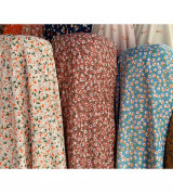 Thanh lý vải nhung tăm hoa