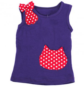 Bán buôn áo ba lỗ điệu đà cho bé gái size S2