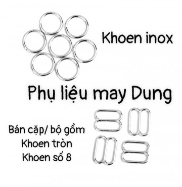 Khoen móc tồn kho tander inox bạc