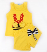 Bán sỉ bộ quần áo cộc dành cho bé gái 0708