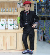 Bán buôn bộ Comple cho em bé 1181 màu đen