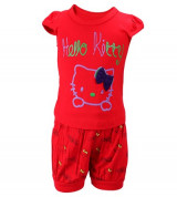 Bán buôn bộ quần áo mèo Hello Kitty