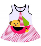 Bỏ sỉ váy ba lỗ bé gái hình gấu