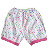 Bỏ buôn quần cộc Dệt Kim chấm bi cho bé gái S5