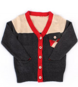 Bỏ buôn áo len cho bé 6009 cổ trái tim nhiều màu