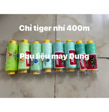 Chỉ may tồn kho tiger nhí ống 400m