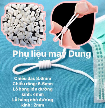 Thanh lý Nút chặn nhựa dùng cho dây khẩu trang