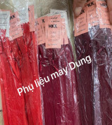 Dây kéo tồn kho giọt nước tông đỏ dài 25cm/ 40cm/ 50cm/ 60cm