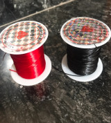 Dây tơ lụa tồn kho 1 ống 8m xỏ vòng tay, xỏ chuỗi