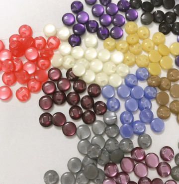 Bảng màu 1 Nút mắt mèo tồn kho nhỏ trơn bóng 1F (size14)