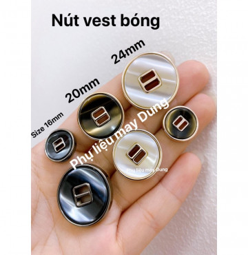 nút vest bóng tồn kho 3 kích cỡ