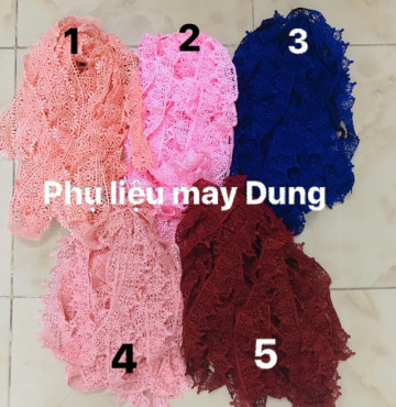 Thanh lý Ren chỉ màu bảng 4cm