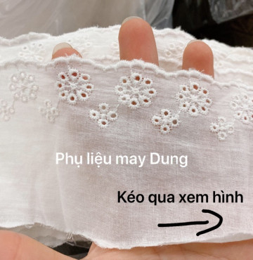 Ren vải tồn kho bảng 7.5cm hoa 8 cánh