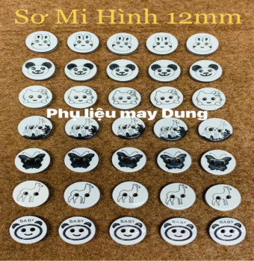 Thanh lý Nút sơmi hình 12mm