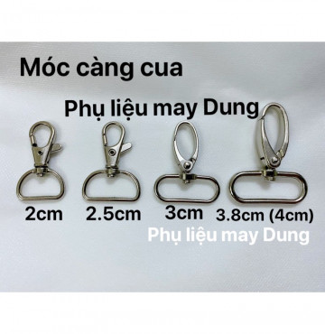Thanh lý móc càng cua đầu xoay inox