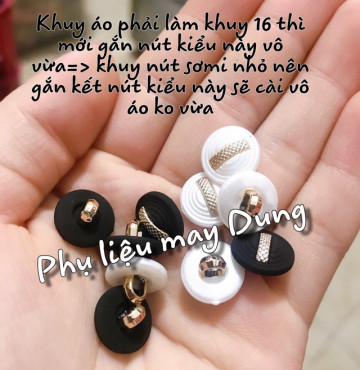Thanh lý Nút kiểu gạch ngang size 1.2cm
