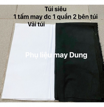 Thanh lý vải túi siêu may túi quần khổ 57x37cm