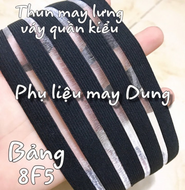 Thanh lý Thun lưng váy quần kiểu bảng 8F5