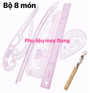 Bộ thước combo 7 món vẽ may quần áo
