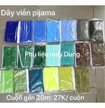 Thanh lý Dây viền Pijama cuộn 20m- : bảng màu 2