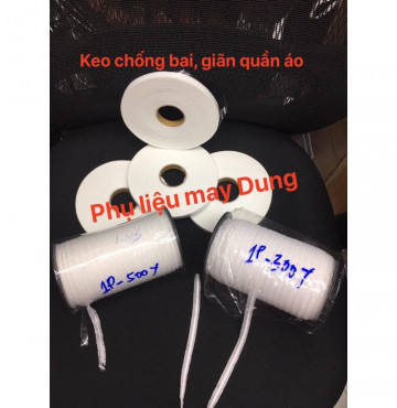 Thanh lý keo chống bai giãn quần áo