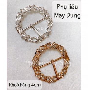 Khoá kiểu làm quần áo tồn kho bảng 4cm