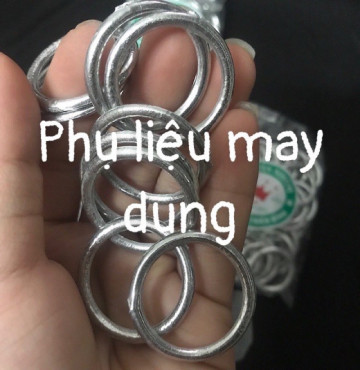Thanh lý Khoen màn nhôm size 2cm 1 bịch- 50 cái