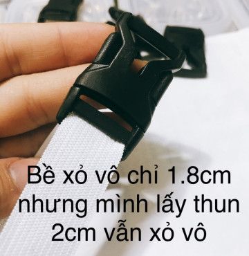 Thanh lý Khoá bóp mở paracord 1.8cm (2cm vẫn được)