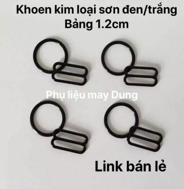Khoen móc tồn kho tander áo kim loại tốt bảng 1.2cm