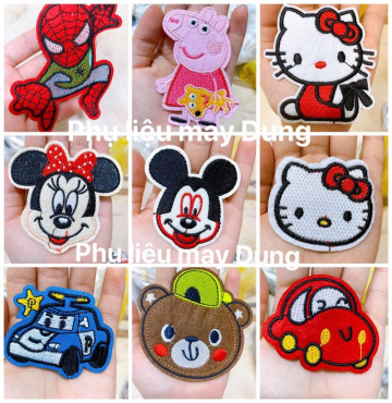 Thanh lý Dán ủi hình con vật dễ thương