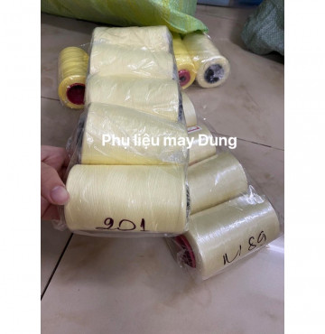 Chỉ may tồn kho ống 5000m vàng lợt