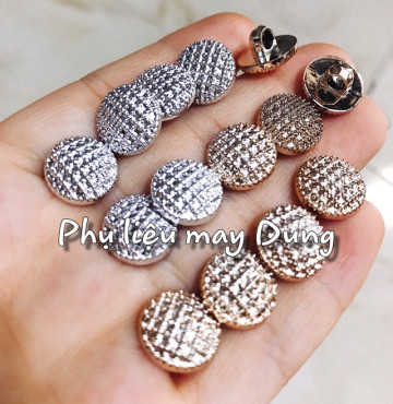 Mẫu 1: Nút áo kiểu  tồn khosize 12mm