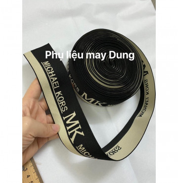 Thanh lý thun lưng váy quần kiểu màu đen be bảng 5cm