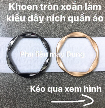 Thanh lý Khoen tròn xoắn bảng 4cm
