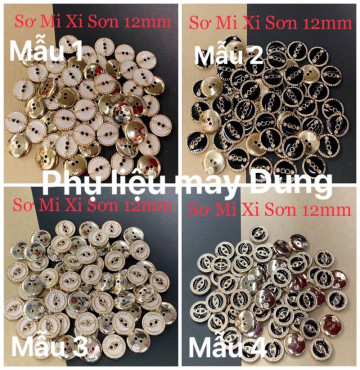 Thanh lý nút sơmi xi sơn 12mm