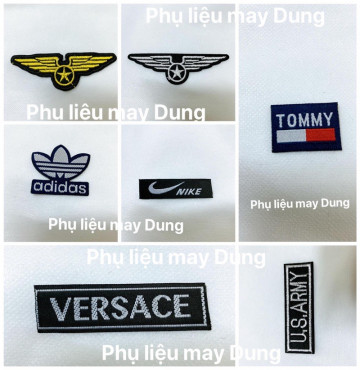 dán ủi chữ huy hiệu mới tồn kho