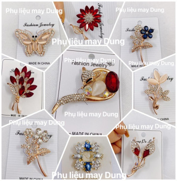 ghim cài áo tồn kho ( size đa số : 4cm-4.5cm)