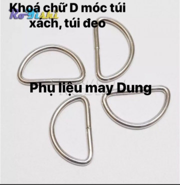 Khoá D tồn kho móc túi xách, túi đeo loại dày