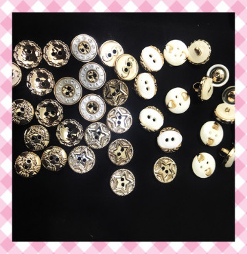 Nút tồn kho kiểu đơm áo loại nút 10mm- 12mm