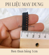 Ren thun viền tồn kho bảng 1cm may viền áo, viền lai
