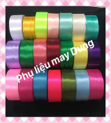 Thanh lý Ruy băng Satin bóng trơn bảng 3.8F, 4F