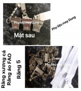 Thanh lý Đầu khoá dây kéo răng cá sấu răng 5