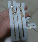 Dây kéo tồn kho răng đồng 10cm may áo, túi, trang trí phụ kiện