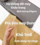 Thanh lý Vải không dệt may khẩu trang định lượng 80gsm