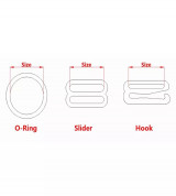 Thanh lý khoen kim loại tander áo bảng 5mm