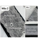 Thanh lý ren thun mỏng co dãn bảng 18-22cm giá 1(m)