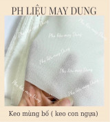 Thanh lý keo vải con ngựa ( mếch mùng bố) dày dặn ép áo veston- manteau khổ 1m5