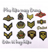 Thanh lý Dán ủi huy hiệu mẫu mới